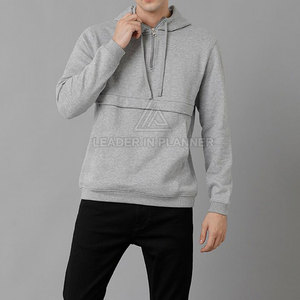 Sudaderas con media cremallera para hombre, diseño personalizado, hechas de algodón, ligeras, transpirables, de alta calidad. - Product Image 5
