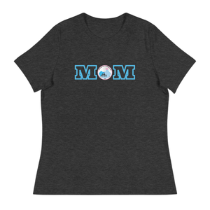T-shirt décontracté pour femme en coton doux, coupe ample, col rond, motif graphique, bleu anthracite, manches courtes, vêtement de mode décontracté pour tous les jours - Product Image 1