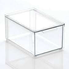Minimal Clear Acrylic Display Storage <b>Box</b> & Kitchen Storage Dry Fruit Multi Purpose Utility <b>Box</b> for Jewelry & <b>Makeup</b> Organizer - Product Image 3