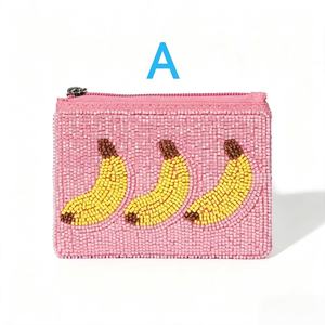 Monedero Pequeño Bordado con Cuentas de Colores, Bolsa Decorativa Hecha a Mano para Viajes y Uso Diario > Manualidades Textiles y de Tela - Product Image 1