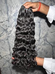 Extensiones de Cabello Remy con Doble Trama, Texturas Rizadas Indias, Colección de Cabello Virgen de Templo, Todos los Colores - Product Image 4