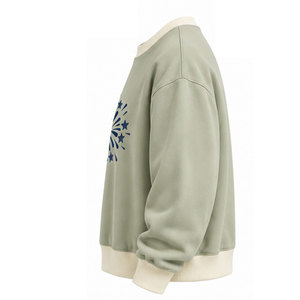 Men Heavyweight Sweatshirt Durable <b>Thick</b> <b>Fleece</b> Crew Neck Pullover With Soft Interior For Cold Weather Casual And Daily Wear - Product Image 6