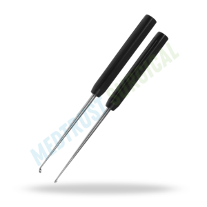 Curettes antérieures 18 pouces 460 mm, instrument de chirurgie neuro-spineuse pour l'élimination des disques et le curettage de la colonne vertébrale - Product Image 3