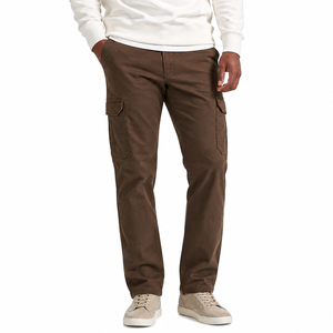 Pantalon cargo décontracté pour homme en coton de qualité supérieure, coupe classique, pour usage quotidien, couleur personnalisée, vente en gros de pantalons pour homme - Product Image 2