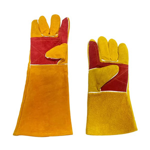 Gants de travail en cuir de mouton pour la sécurité en usine, le jardinage et la soudure - Product Image 1