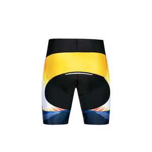 Shorts de cyclisme pour hommes, noir et bleu, rembourrés, pantalons de vélo, bas de tenue pour l'entraînement cycliste, vêtements de sport pour le cyclisme en plein air, pour vélo de route - Product Image 3