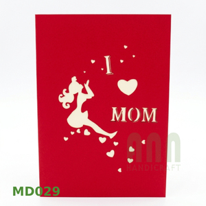 Tarjeta de Felicitación 3D Pop-up para el Día de la Madre, Tarjeta de Regalo de Papel para Cumpleaños, Día del Padre, Día de San Valentín, Baby Shower, Recuerdo de Fiesta - Product Image 5