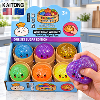 KAITONG Pack Baozi Jouet sensoriel anti-stress personnalisé avec logo, jouet à presser en forme de dumpling