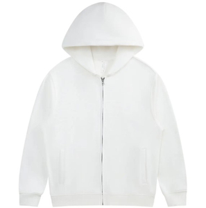 Custom Heavyweight 100% Cotton Zip <b>Hoodies</b> For Men's Streetwear Pocket Design Oversized <b>Hoodies</b> <b>Plain</b> Dyed Plus Size for Winter - Product Image 3