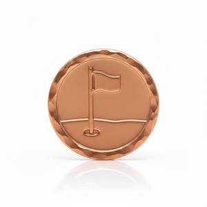 Marqueur de balle de golf personnalisé en métal, avec logo de marque - Product Image 5