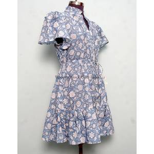 Vestidos de Playa Cortos de Verano para Mujer, Estilo Único, Hechos con Algodón Suave de Primera Calidad, Vestido Formal de Manga Corta - Product Image 5