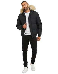 Chaqueta Acolchada Impermeable de Lona para Hombre, Tallas Grandes, para Caza y Actividades al Aire Libre, con Logotipo Personalizado en la Parte Delantera, Pakistán, Venta Caliente 2025 - Product Image 3