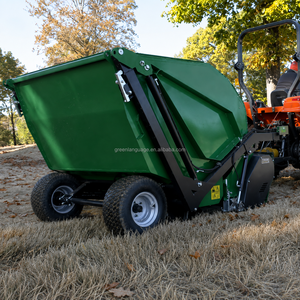Scarificateur et balayeuse de pelouse montés sur tracteur de 1,8 m avec collecteur de débris de 3000 L pour l'entretien des terrains de sport - Prix de dépôt - Product Image 2