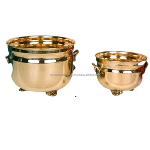 Jardinière en laiton antique foncé, écologique, durable, pour l'extérieur/l'intérieur, pour la maison, les restaurants, les hôtels et les jardins - Product Image 6