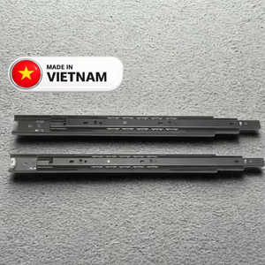 Cajón de 3 pliegues Canal deslizante Acero 45mm Extensión completa Undermount Guía telescópica Moderna para cocina Comedor Dormitorio Uso en el hospital - Product Image 1