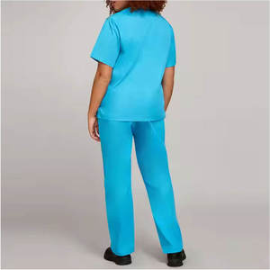 Professional Medical Scrub <b>Set</b> for Nurses <b>Doctors</b> and Healthcare Workers Comfortable V Neck Hospital Uniform Custom OEM ODM - Product Image 6