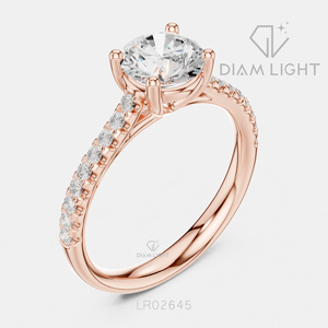 Bague de mariage ronde 1,15 carat, bijoux fins, certifiée IGI, or blanc 14 carats, diamant de laboratoire, bague de fiançailles et d'anniversaire - Product Image 4