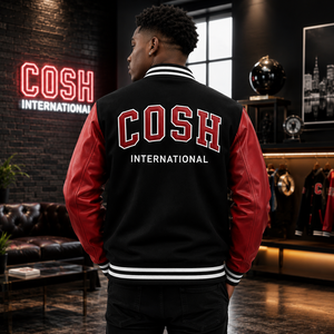 เสื้อแจ็คเก็ตวาร์ซิตี้ฤดูหนาวคุณภาพสูงจาก Cosh International สำหรับผู้ชาย ปักโลโก้ตามสั่ง สีตามสั่ง ผ้าแคนวาสกันน้ำ - Product Image 2