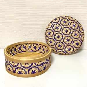 Boîtes de rangement pour comptoir de cuisine, boîte en bambou pour cheesecake, présentoir à fruits, panier à couvercle en fibre naturelle - Product Image 4