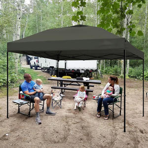 Tienda de sombrilla externa impermeable reforzada plegable 3x3 fácilmente ensamblada con recubrimiento en polvo decoraciones de jardín natural a prueba de roedores - Product Image 6