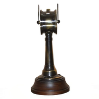 Télégraphe marin décoratif vintage en laiton brun antique, modèle moteur Titanic, petit objet nautique