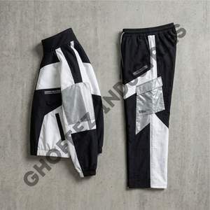 Ensemble coupe-vent unisexe de qualité professionnelle, anti-UV, séchage rapide, vêtements de sport avec bandes réfléchissantes pour la course nocturne - Product Image 5