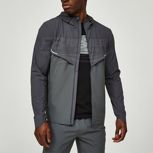 Chaqueta Cortavientos Impermeable con Capucha para Hombre, 100% Algodón, Diseño 2 en 1, Ropa Deportiva para Correr en Invierno - Product Image 6