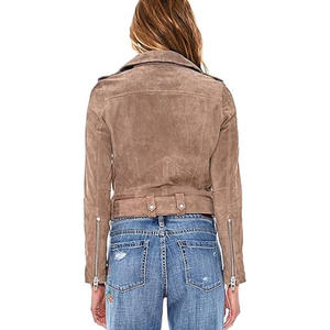 Veste en daim pour femme, vêtement d'extérieur tendance pour l'hiver, finition douce de qualité supérieure, mode, vente en gros OEM - Product Image 2