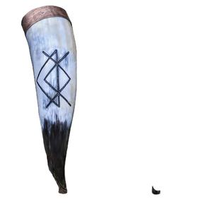 ไวกิ้งฮอร์นดื่มสุดหรูแกะสลักแบบอินเดียงานหัตถกรรมธรรมชาติทำมือของแท้จากงานฝีมือมากมาย - Product Image 1