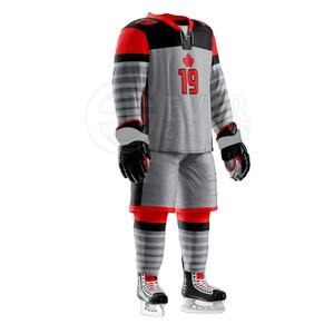 เสื้อฮ็อกกี้คุณภาพสูงสวมชุดระเหิดชื่อทีมโลโก้ระเหิดทีมชุดที่กําหนดเองทําชุดฮ็อกกี้น้ําแข็งผู้ชาย - Product Image 5