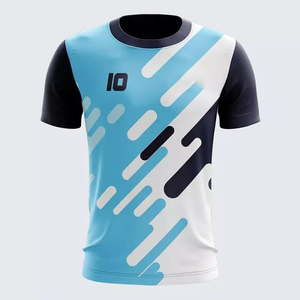 Maillots de football personnalisés en gros, maillots de soccer sublimés, shorts respirants à séchage rapide, en polyester anti-humidité, fourniture d'équipements d'équipe OEM - Product Image 1