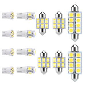 14 Bombillas LED T10 de 31mm y 41mm, 6000K Blancas, para Interior de Auto, Techo, Mapa, Matrícula, Maletero, Luces Laterales y de Posicionamiento - Product Image 1