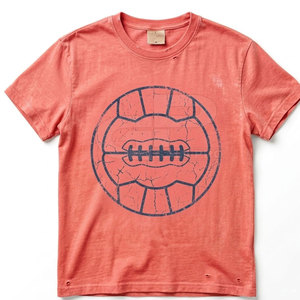 Camiseta Deportiva con Estampado de Fútbol, Tejido Cómodo, Corte Relajado, Moderna, Ideal para Entrenamiento y Looks Urbanos - Product Image 3