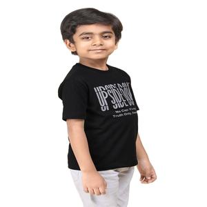 T-shirt Little Gem 100% coton pour garçons à col rond avec différentes méthodes d'impression exportées dans le monde entier - Product Image 3