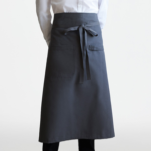 Wholesale Woven Washable Waist <b>Work</b> Bistro <b>Aprons</b> Canvas Server Kitchen Logo Short Body Waist Half <b>Aprons</b> - Product Image 1