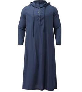 Jubba Thobes Islámicos Casuales para Niños, Transpirables, de Poliéster, Largos hasta el Suelo, Tallas Grandes, Precio al por Mayor - Product Image 6