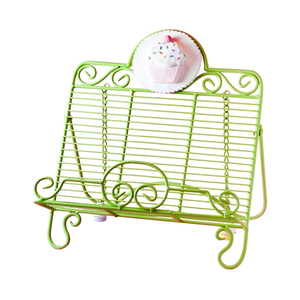 Soporte de hierro forjado para libros de cocina, color negro, para accesorios de cocina, soporte para menús de restaurante. - Product Image 3