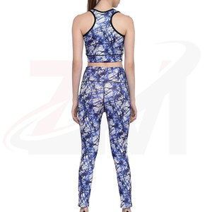 ชุดโยคะผู้หญิงดีไซน์ใหม่ โลโก้สั่งทำ ชุดโยคะผู้หญิงแห้งเร็ว ชุดโยคะผู้หญิงระบายอากาศได้ดี - Product Image 4