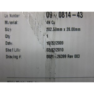 Nikko ANQ-C25-000065D, ทองแดง, 200 มม., Slim Cell - อุปกรณ์และชิ้นส่วนเซมิคอนดักเตอร์ระดับโลกที่เชื่อถือได้ - Product Image 6