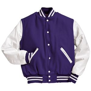 OEM ODM Supplier From Pakistan Warm <b>Winter</b> Men Varsity <b>Jackets</b> Woolen Body With Leather Sleeves High Quality Customized - Product Image 4