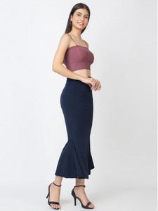 Falda de Punto Elegante para Mujer, Estilo Sirena, Largo hasta el Tobillo, Suave, Elástica, de Secado Rápido, Lavable, Cómoda para Viajes de Verano - Product Image 6