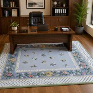 Tapis d'intérieur en laine de Nouvelle-Zélande noué à la main de qualité supérieure – Design oriental traditionnel de luxe pour salon, chambre, bureau et maison - Product Image 4