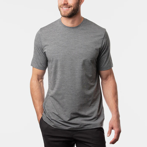 Camiseta de Hombre 100% Algodón Peinado, Lisa, Casual, de Manga Corta, Secado Rápido y Transpirable, Venta al Por Mayor - Product Image 1