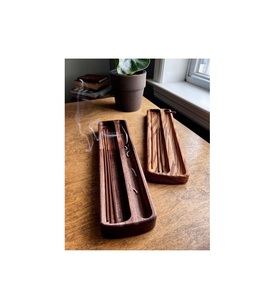 Elegant Wooden <b>Incense</b> Burner Tray <b>Holder</b> For Aromatherapy Meditation Yoga Natural <b>Stick</b> <b>Incense</b> Decorative Stand - Product Image 1