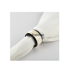 Anneau de serviette de luxe écologique en os, accessoire de table élégant pour cadeaux, fabriqué à la main par Tradebyd - Product Image 1