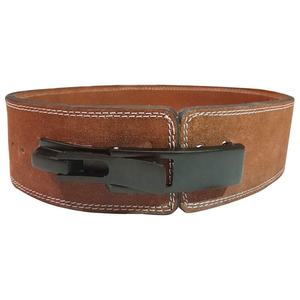 Ceinture de musculation Geo Brother Co en cuir de vachette 4 couches, 10 mm d'épaisseur, fermeture à boucle, robuste, respirante, antidérapante - Product Image 1