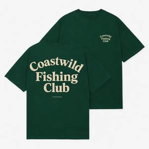 Camiseta de Algodón Verde para Hombre Aunts Et Uncles, Manga Corta, Corte Regular, Diseño con Letras Estampadas en la Espalda, Estilo Casual - Product Image 4