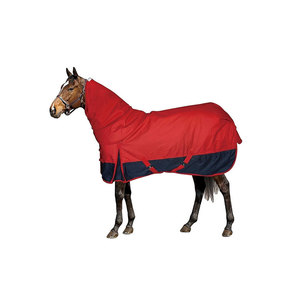Red Horse Winter <b>Rug</b> With Neck Cover Polyester Waterproof All Weather Protection - Product Image 1