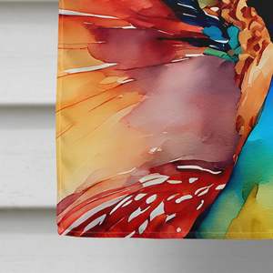 Gran Multicolor Pavo Real casa bandera porche manga poste decorativo patio Banner ilustraciones poliéster pared colgante casa tamaño Banner - Product Image 4