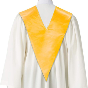 Estola de Graduación de Satén con Diseño de Borde Personalizado - Accesorio Académico Personalizado con el Año para Uso Escolar - Product Image 5
